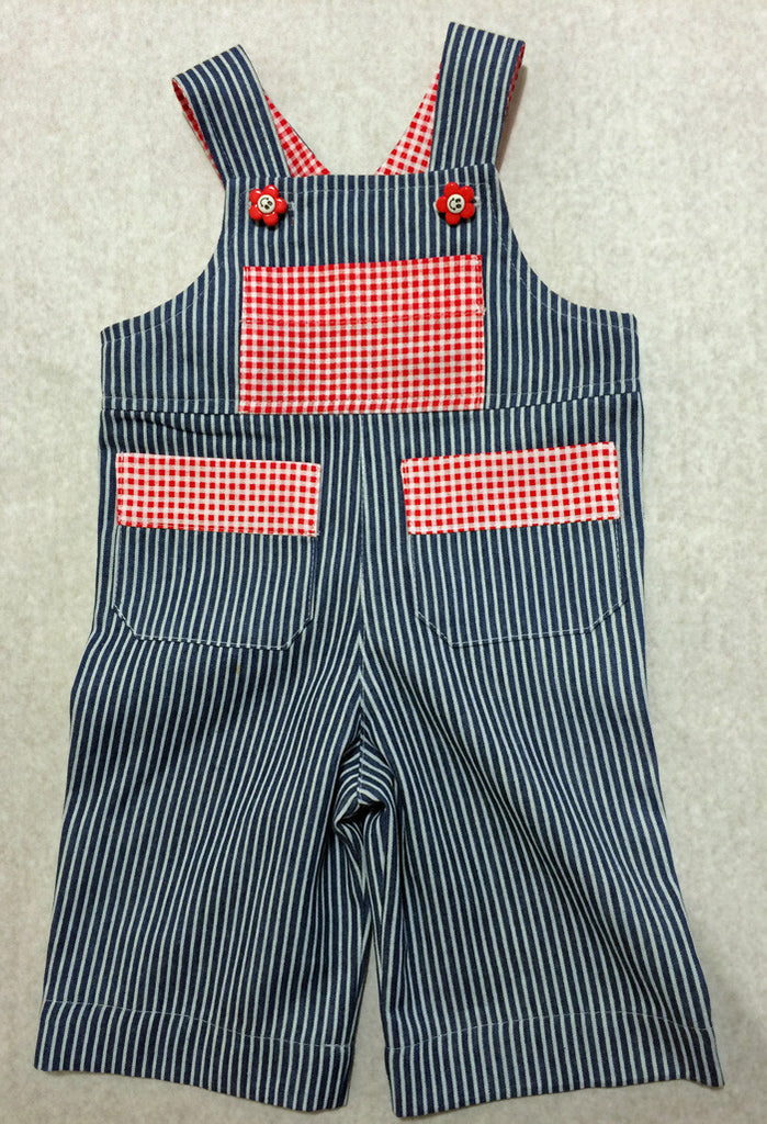 Boys Overalls/Shortalls OLLIE OVERALLS Sizes to fit 3+months to 4 years. PDF pattern - Felicity Sewing Patterns