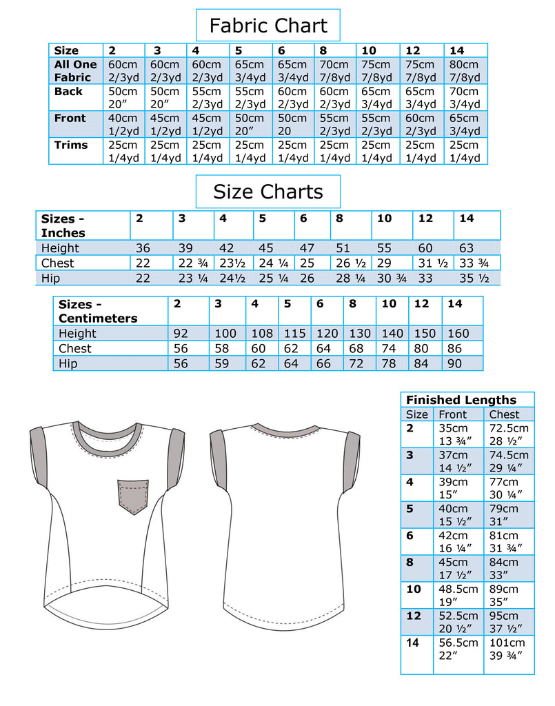 Kids summer T shirt sewing pattern, Sunday T Shirt, girls T shirt pattern sizes 2 to 14 years - Felicity Sewing Patterns