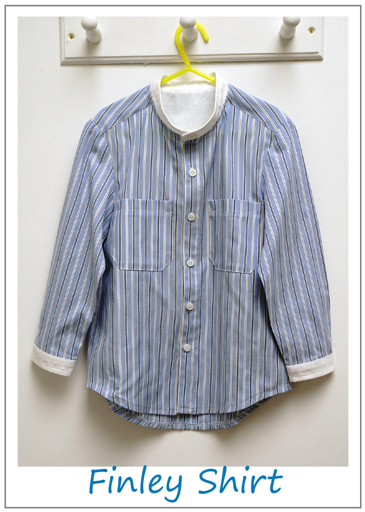 Boy's shirt pdf sewing pattern by Felicity Patterns