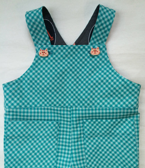 Overalls/Shortalls pdf pattern OLLIE OVERALLS Sizes to fit 3+months to 4 years - Felicity Sewing Patterns