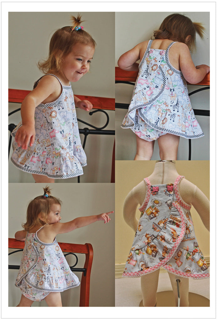 Ruffles Baby Top & Pants PDF sewing pattern babies & toddlers sizes 3 months to 6 years - Felicity Sewing Patterns