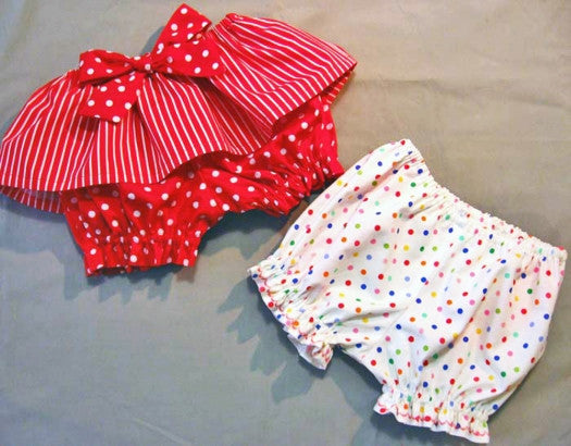 Diaper cover/bloomers baby pants sewing pattern  FANCY PANTS sizes 3 mths to 6 yrs - Felicity Sewing Patterns