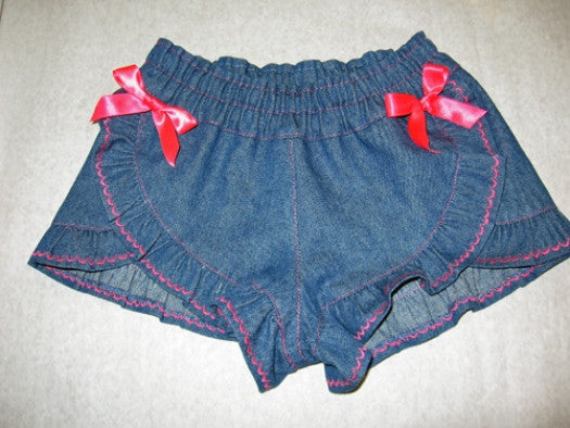 Girls summer shorts pdf sewing pattern RUFFLED SHORTS sizes 2 - 12 years - Felicity Sewing Patterns