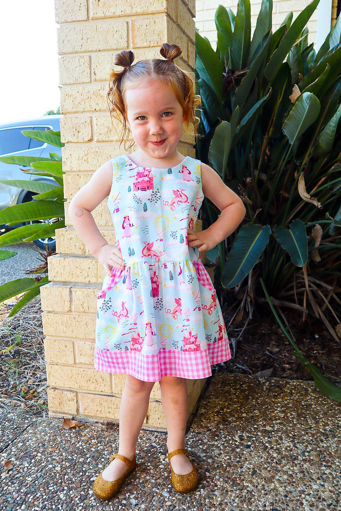 girls cute summer dress by Felicity Sewing Patterns