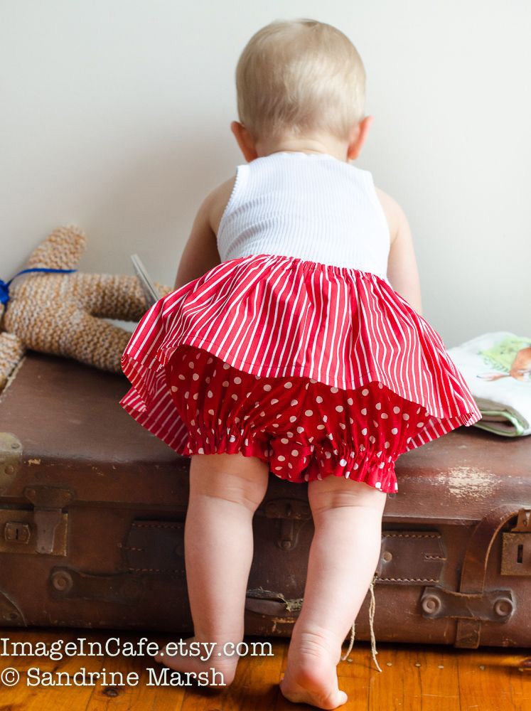 Baby bloomers/ diaper cover sewing pattern  FANCY PANTS sizes 3 mths to 6 yrs - Felicity Sewing Patterns