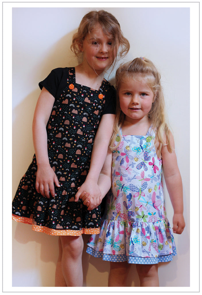 Girls sundress/jumper PDF sewing pattern by Felicity Patterns