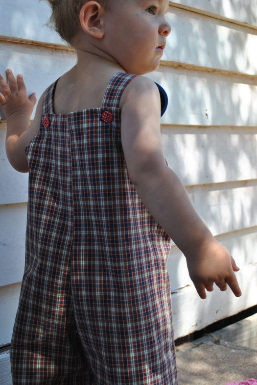 Overalls, Shortalls, Romper pdf sewing pattern for baby & toddler sizes 9 mths to 4 yrs. - Felicity Sewing Patterns
