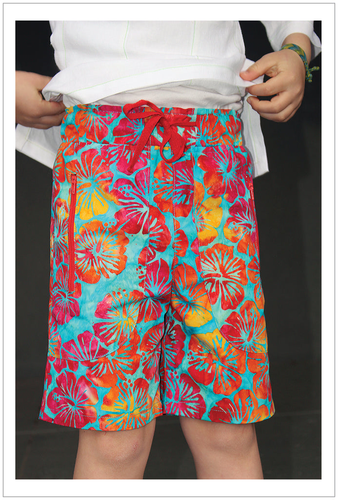 Kids summer shorts and long pants PDF sewing pattern, MANGO SHORTS & LONGIES, sizes 2 - 12 years. - Felicity Sewing Patterns