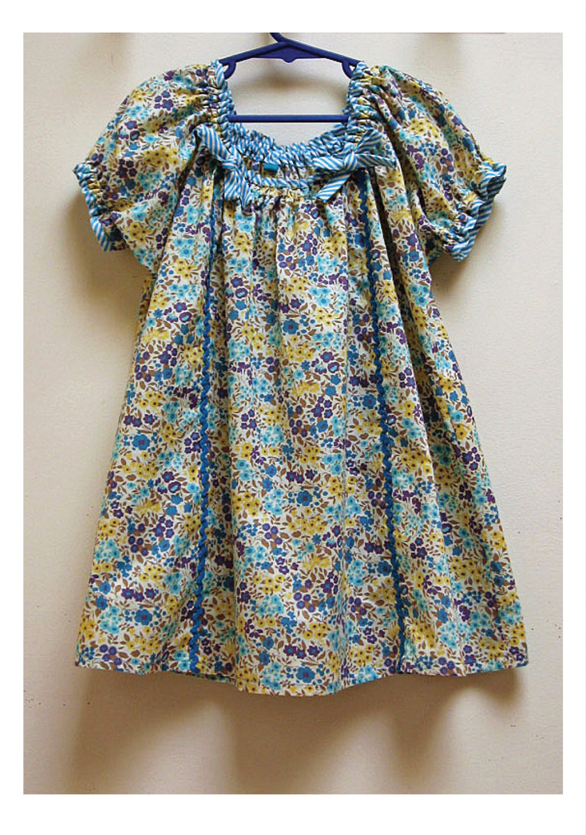 Easy baby and girl pdf dress pattern SWEET PEA sizes 6 months -10 year ...