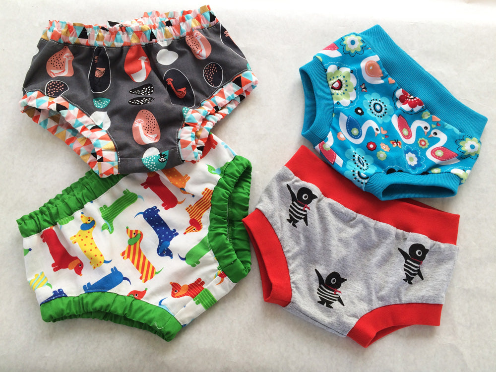 Baby & toddler diaper cover/ over pants pdf sewing pattern, 3+ months - 4 years, boys & girls. - Felicity Sewing Patterns