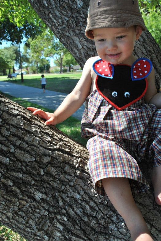 Baby Boy's Sewing Pattern for Overalls/Romper sizes 9 months to 4 years. - Felicity Sewing Patterns
