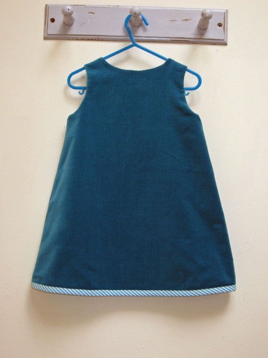 Baby and toddler dress pattern Petal Reversible Dress pdf sewing pattern sizes 6-9 months to 8 years. - Felicity Sewing Patterns